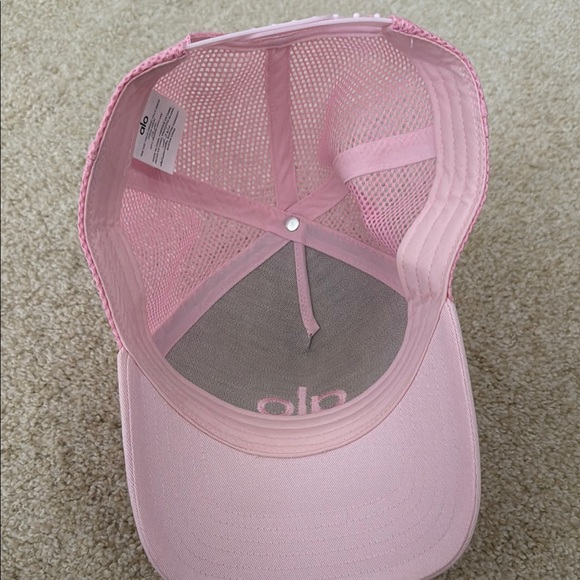 ALO limited color Pink Trucker Hat - Picture 6 of 7